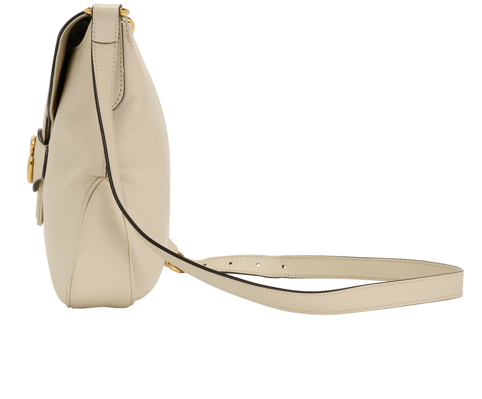 Dahlia Crossbody, &pound;450, Handbags, Cream, Leather, Bottom view